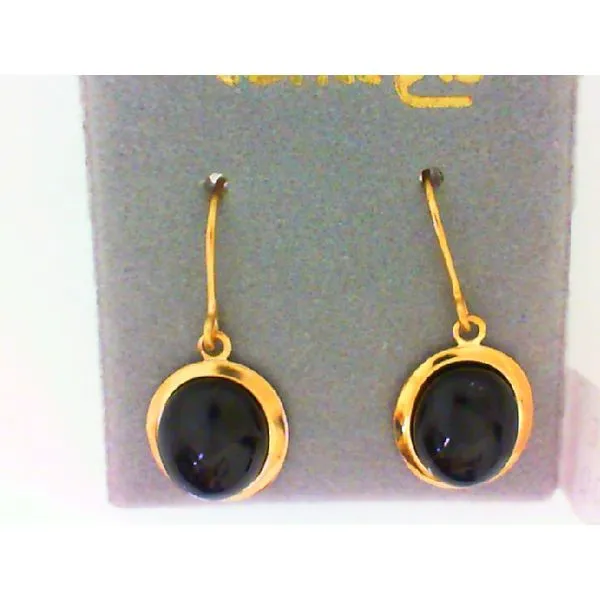 Sensitive Ears Onyx French Hook Earrings Chipper's Jewelry Bonney Lake, WA