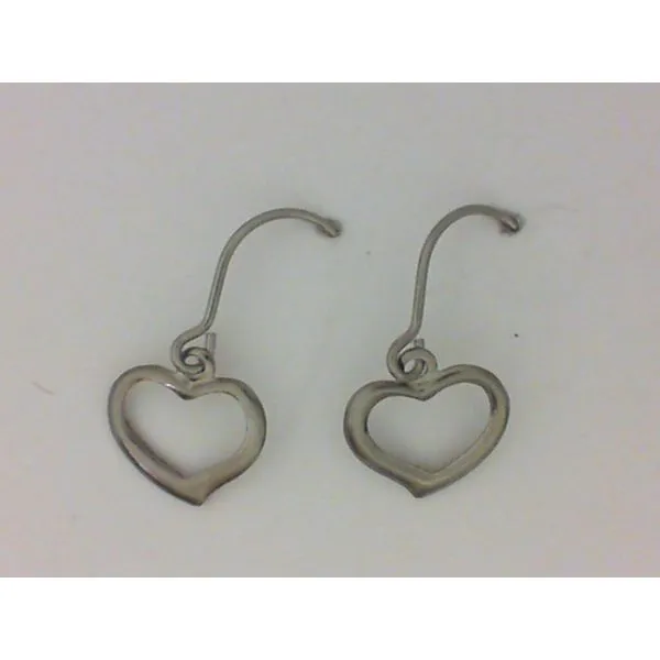 Concepts Designs for Sensitive Ears Floating Heart Earrings Chipper's Jewelry Bonney Lake, WA