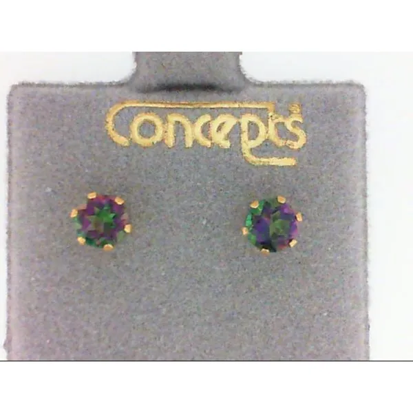 Mystic Fire Topaz Concepts Earrings for Sensitive Ears Chipper's Jewelry Bonney Lake, WA