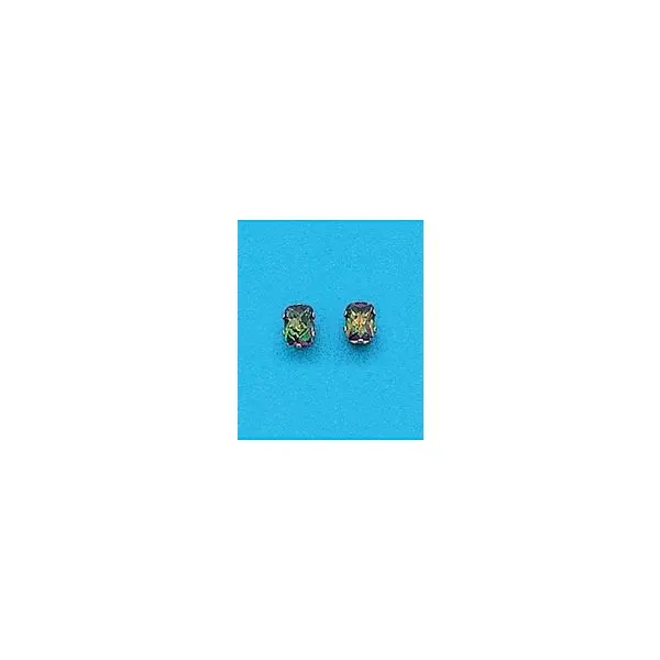 Mystic Fire Topaz Concepts Earrings for Sensitive Ears Image 2 Chipper's Jewelry Bonney Lake, WA