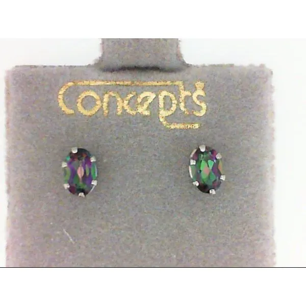 Mystic Fire Topaz Concepts Earrings for Sensitive Ears Chipper's Jewelry Bonney Lake, WA