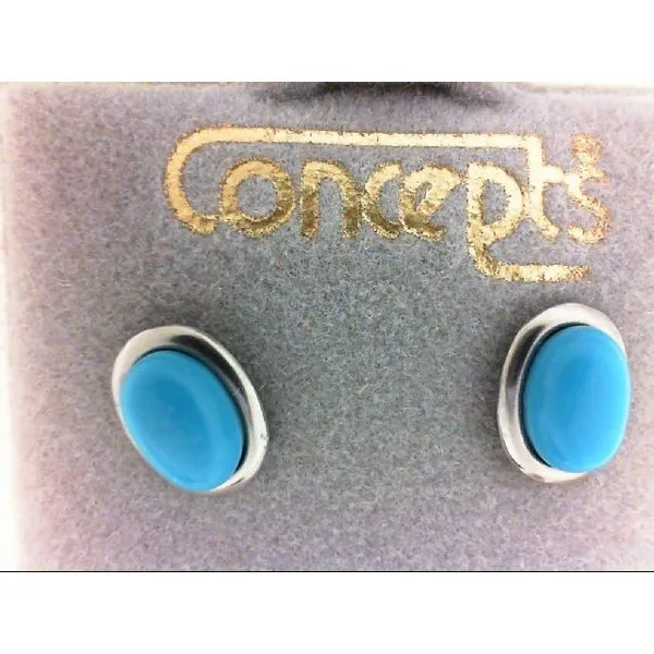 Sensitive Ears Turquoise Earrings Chipper's Jewelry Bonney Lake, WA