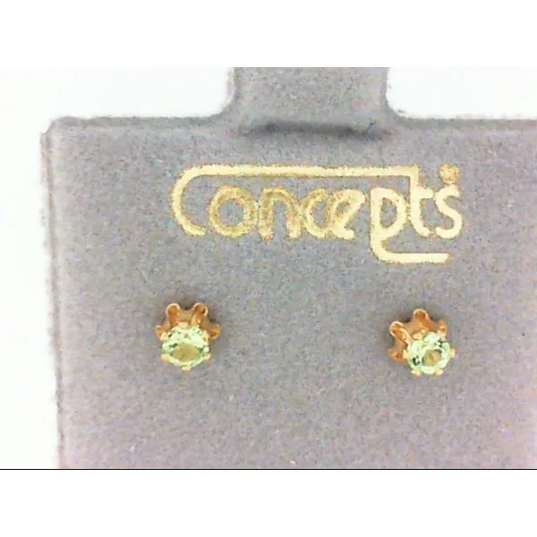 Concepts Designs for Sensitive Ears Peridot Birthstone Earrings Chipper's Jewelry Bonney Lake, WA