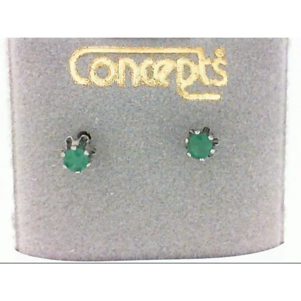May Birthstone Emerald Earrings Chipper's Jewelry Bonney Lake, WA
