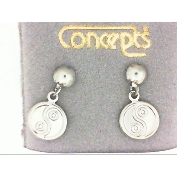 Yin-Yang Dangle Earrings for Sensitive Ears Chipper's Jewelry Bonney Lake, WA