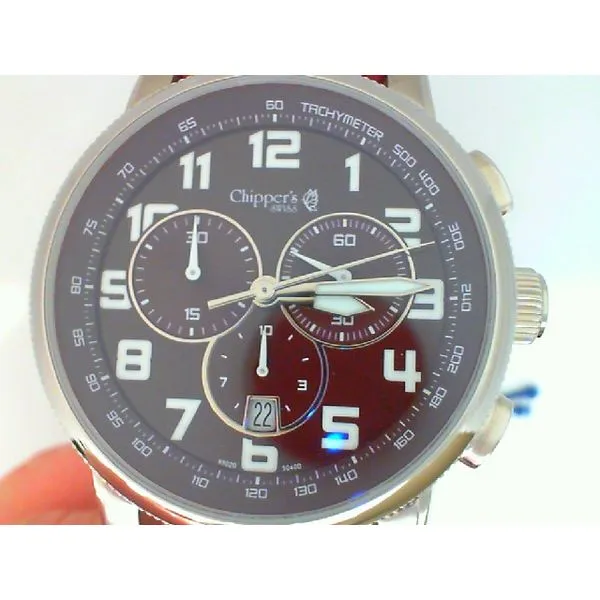 Chipper's Swiss Chronograph Watch w/Sapphire Crystal Chipper's Jewelry Bonney Lake, WA