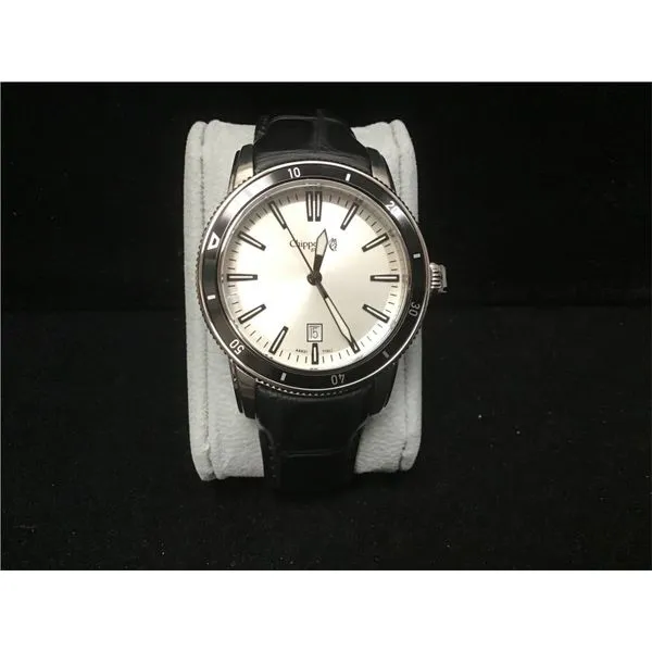 Chipper's Swiss Quartz Gents White Dial Watch Chipper's Jewelry Bonney Lake, WA