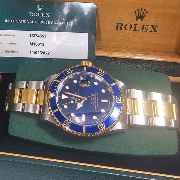 1997 Rolex Submariner Two-Tone Band Watch Chipper's Jewelry Bonney Lake, WA