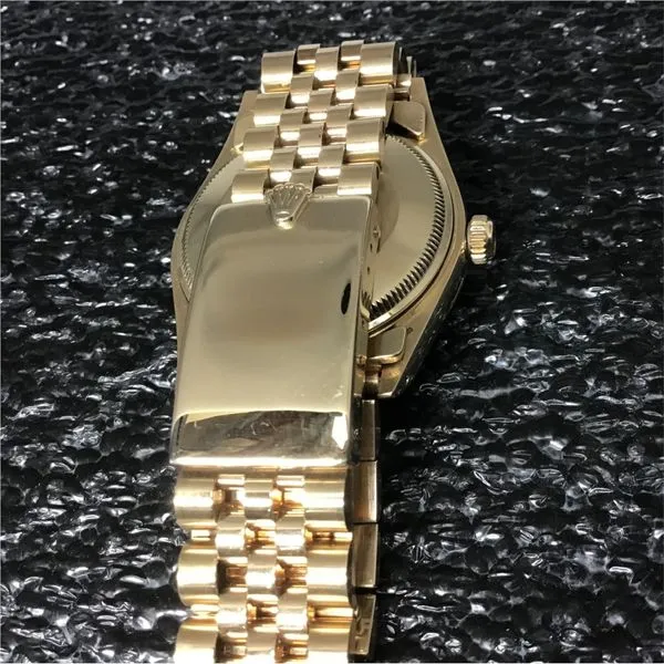 14K Yellow Gold Gents Rolex Oyster Perpetual Date Watch Image 4 Chipper's Jewelry Bonney Lake, WA