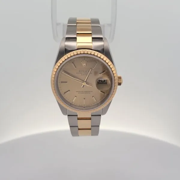 2005 Rolex Date 18K/Steel 2 Tone Oyster Bracelet Chipper's Jewelry Bonney Lake, WA