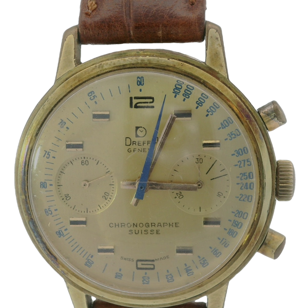 Vintage Dreffa Geneve Chronograph Watch Chipper's Jewelry Bonney Lake, WA