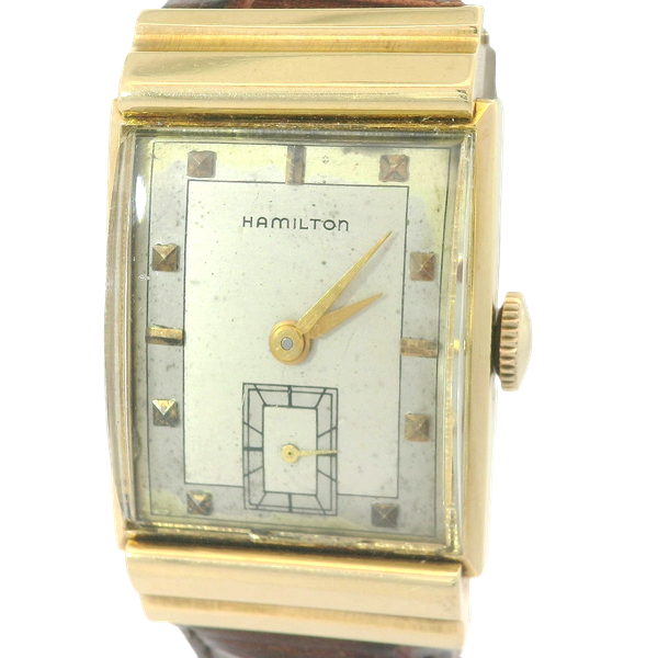 18K Yellow Gold Vintage Hamilton Gordon Tank Watch Chipper's Jewelry Bonney Lake, WA