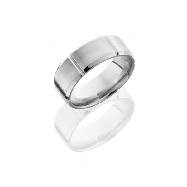 Lashbrook Men's Grey Cobalt Chrome Wedding Band Chipper's Jewelry Bonney Lake, WA