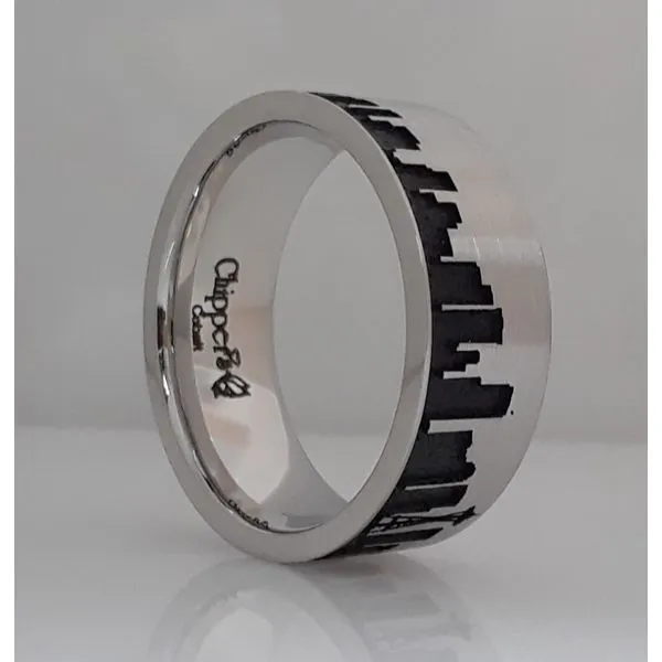 Lashbrook Designs Platinum Men's Ring Image 3 Chipper's Jewelry Bonney Lake, WA