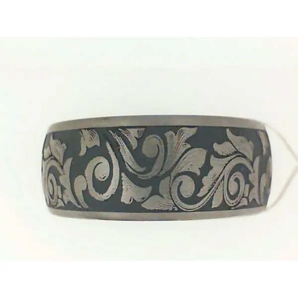 Tantalum LCV Western Scroll Inlay Band Chipper's Jewelry Bonney Lake, WA