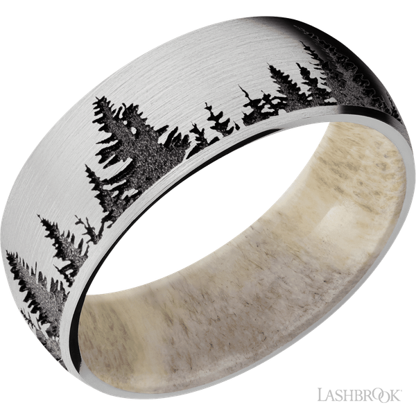 Cobalt Chrome Men's Wedding Band Image 2 Chipper's Jewelry Bonney Lake, WA