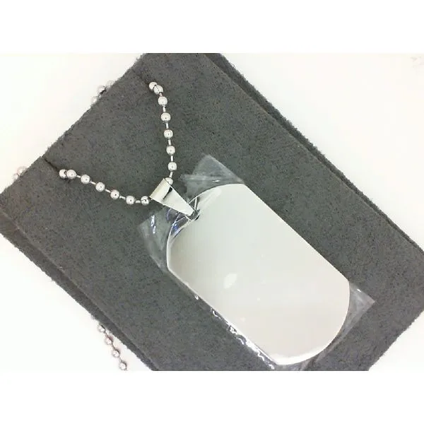 Platinum Dog Tag Pendant Chipper's Jewelry Bonney Lake, WA