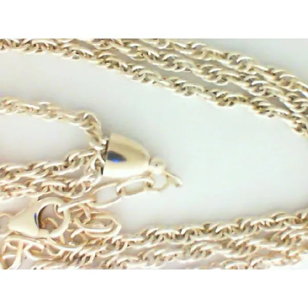 Estate Sterling Silver Adjustable Triple Strand Chain Chipper's Jewelry Bonney Lake, WA