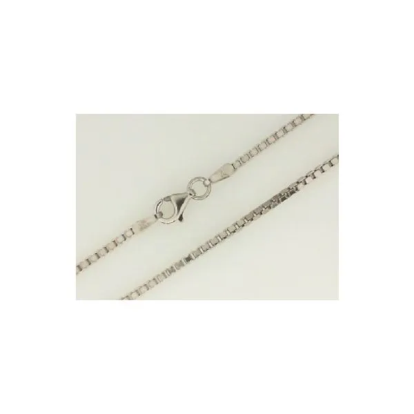 Sterling Silver 18" Box Chain Chipper's Jewelry Bonney Lake, WA