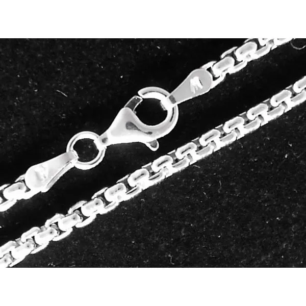 925 Solid Round Box Chain Chipper's Jewelry Bonney Lake, WA