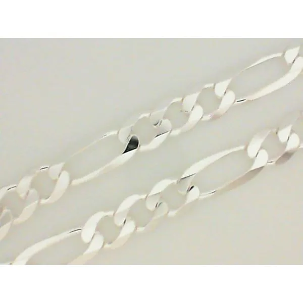 925 Sterling Silver Light Figaro Link Chain Chipper's Jewelry Bonney Lake, WA