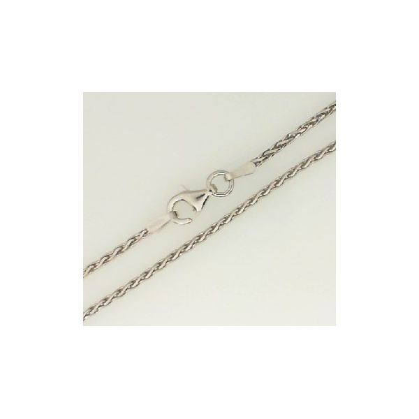 Sterling Silver 18" Wheat (Spiga) Chain Chipper's Jewelry Bonney Lake, WA