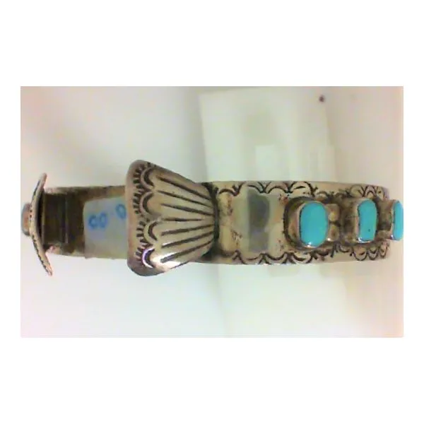 Genuine Turquoise Sterling Silver Native American Watch Bracelet Chipper's Jewelry Bonney Lake, WA