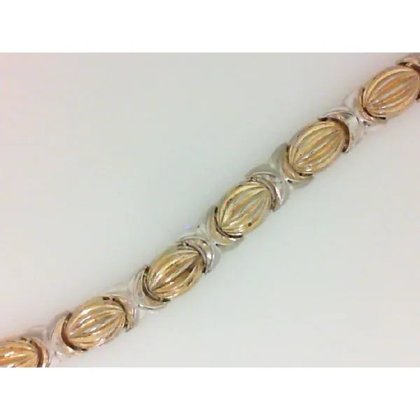 Sterling Silver with Gold Plate 7.5 inches Chipper's Jewelry Bonney Lake, WA