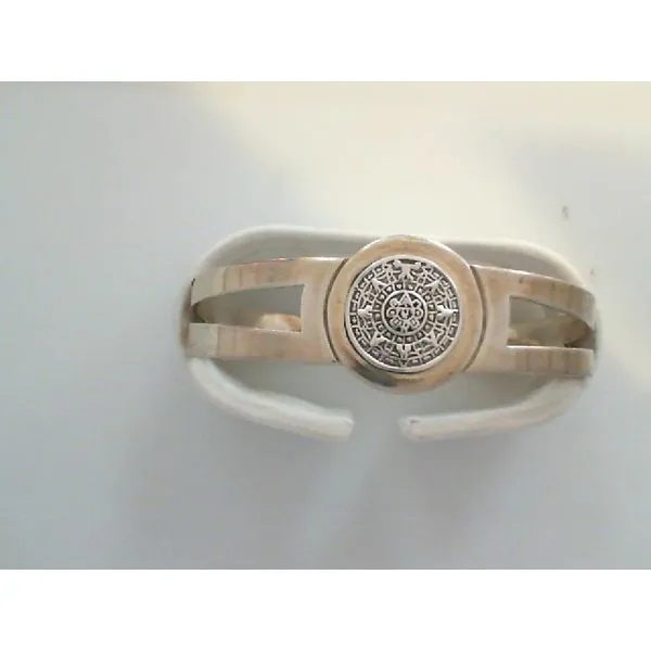 Sterling Silver Cuff with Medallion Bracelet Chipper's Jewelry Bonney Lake, WA