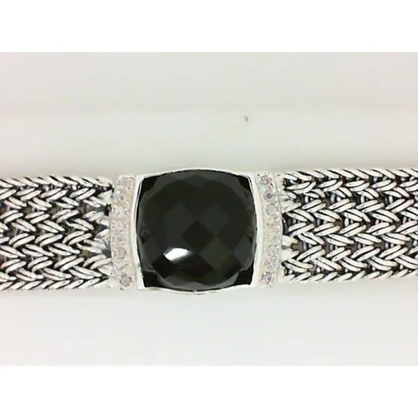 925 SS Rhod. Woven Bracelet Chipper's Jewelry Bonney Lake, WA