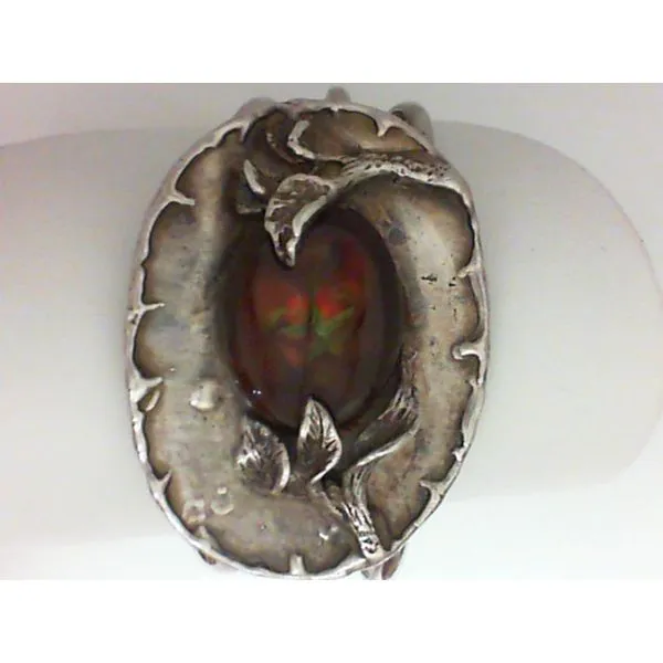 925 Cuff Bracelet, Mexican Fire Agate Chipper's Jewelry Bonney Lake, WA