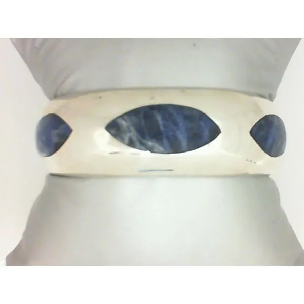 Sterling Silver Lazulite Inlay Cuff Chipper's Jewelry Bonney Lake, WA