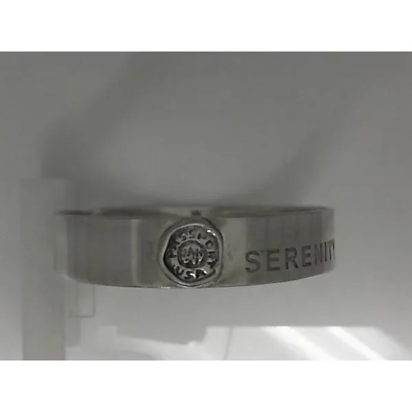 Sterling Silver Serenity Engraved Bangle Bracelet Image 3 Chipper's Jewelry Bonney Lake, WA