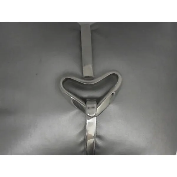 Sterling Silver Bangle Bracelet with Open Heart & Hook Closure Chipper's Jewelry Bonney Lake, WA