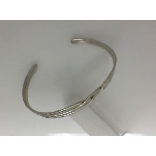 Sterling Silver Wire Wrapped Cuff Bracelet Image 2 Chipper's Jewelry Bonney Lake, WA
