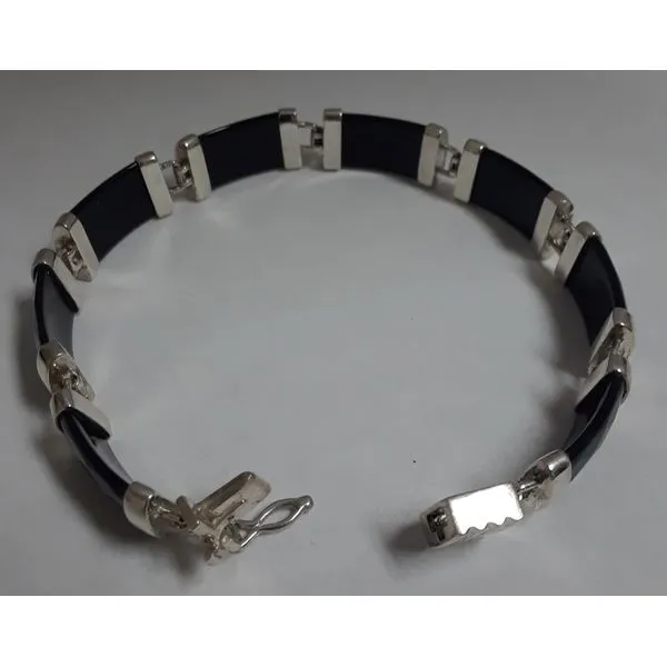 Sterling Silver Black Onyx Bracelet Image 3 Chipper's Jewelry Bonney Lake, WA