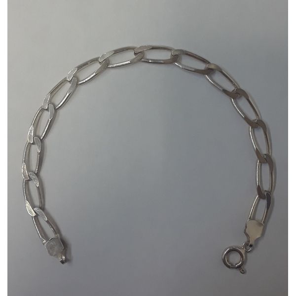 Sterling Silver Oval Link Bracelet Chipper's Jewelry Bonney Lake, WA