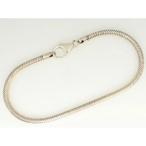 Sterling Silver Round Snake Bracelet Chipper's Jewelry Bonney Lake, WA