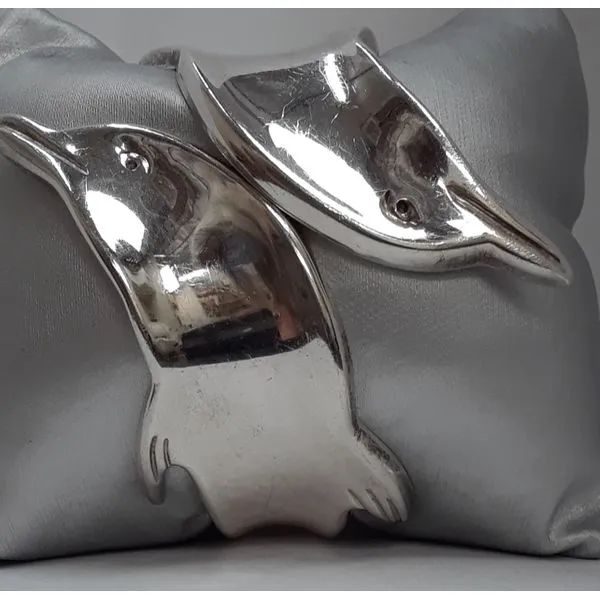 Sterling Silver Dolphin Bracelet with Hinge Chipper's Jewelry Bonney Lake, WA