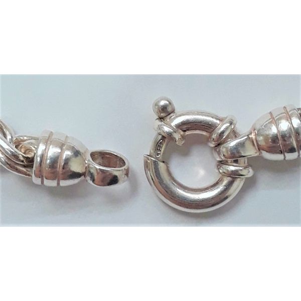 Sterling Silver Rope Chain Bracelet Image 2 Chipper's Jewelry Bonney Lake, WA