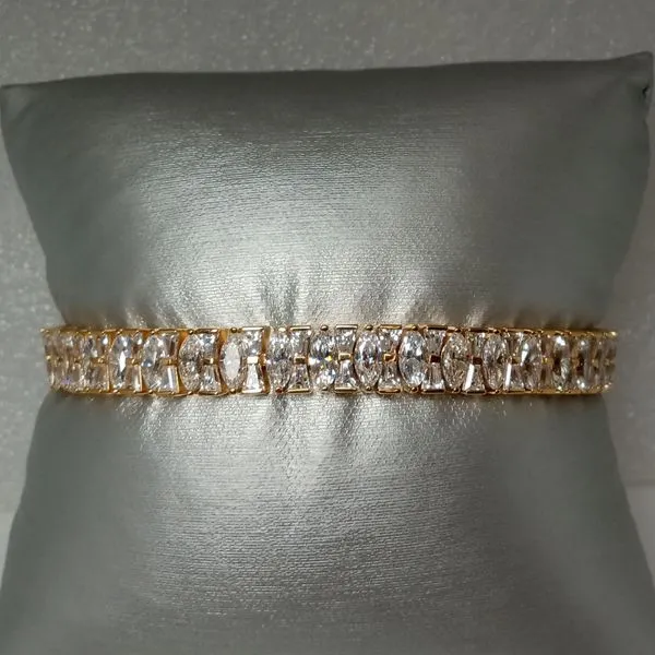 Yellow-Tone Sterling Silver Bracelet Chipper's Jewelry Bonney Lake, WA