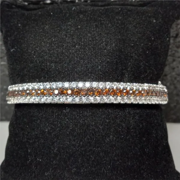 Sterling Silver Bracelet with Cubic Zirconium Chipper's Jewelry Bonney Lake, WA