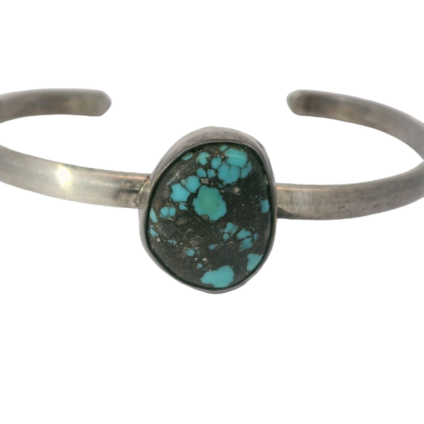 Vintage Sterling Turquoise Cuff Bracelet Chipper's Jewelry Bonney Lake, WA