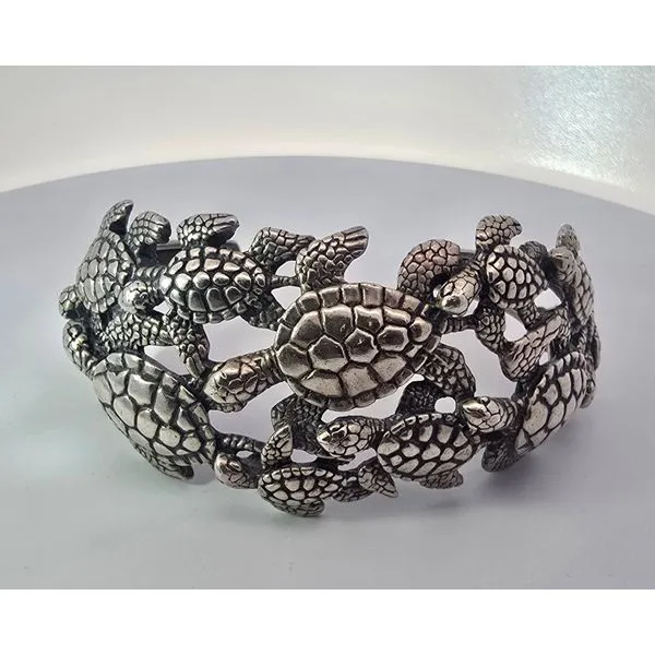 Sterling Silver Kabana Turtle Cuff Bracelet Chipper's Jewelry Bonney Lake, WA