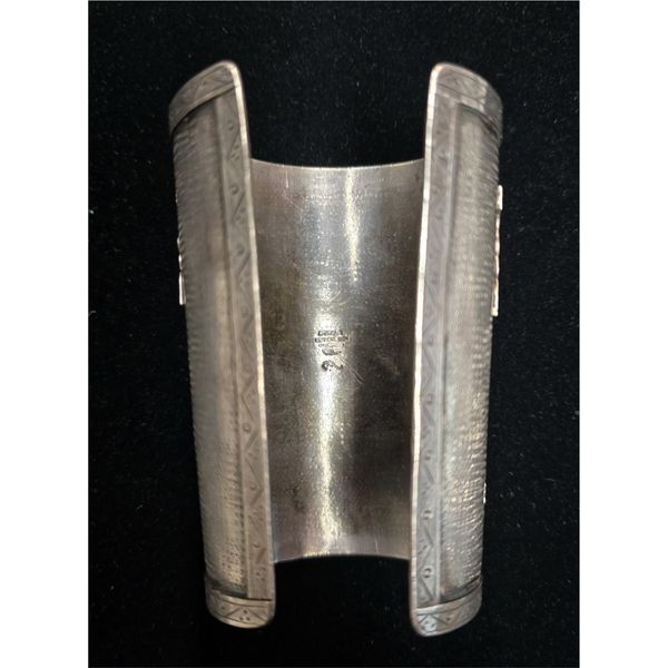 Vintage Sterling Silver1930's Incan God Cuff Bracelet Image 2 Chipper's Jewelry Bonney Lake, WA