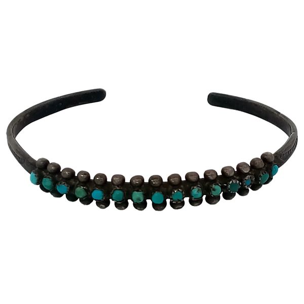 Vintage Zuni Petit Point Cuff Bracelet Chipper's Jewelry Bonney Lake, WA