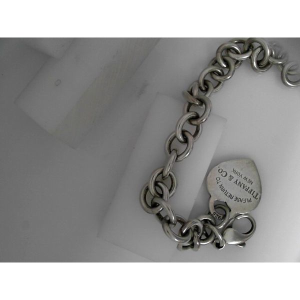 Sterling Silver Tiffany & Co. Return to Tiffany Heart Tag Bracelet.  7 Inches Chipper's Jewelry Bonney Lake, WA