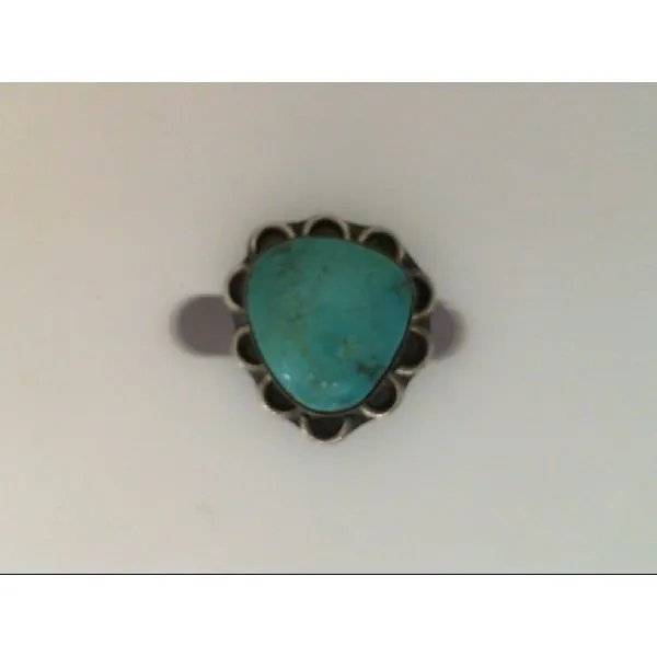 Sterling Silver Turquoise Ring, Size 8 Chipper's Jewelry Bonney Lake, WA