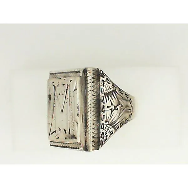 Engraved Silver Gent's Ring, Size 10.75 Image 2 Chipper's Jewelry Bonney Lake, WA