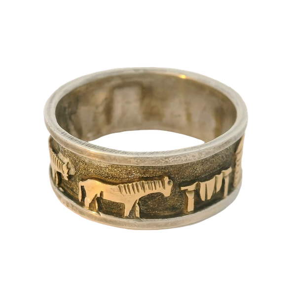 Vintage Navajo Storyteller Ring Image 2 Chipper's Jewelry Bonney Lake, WA